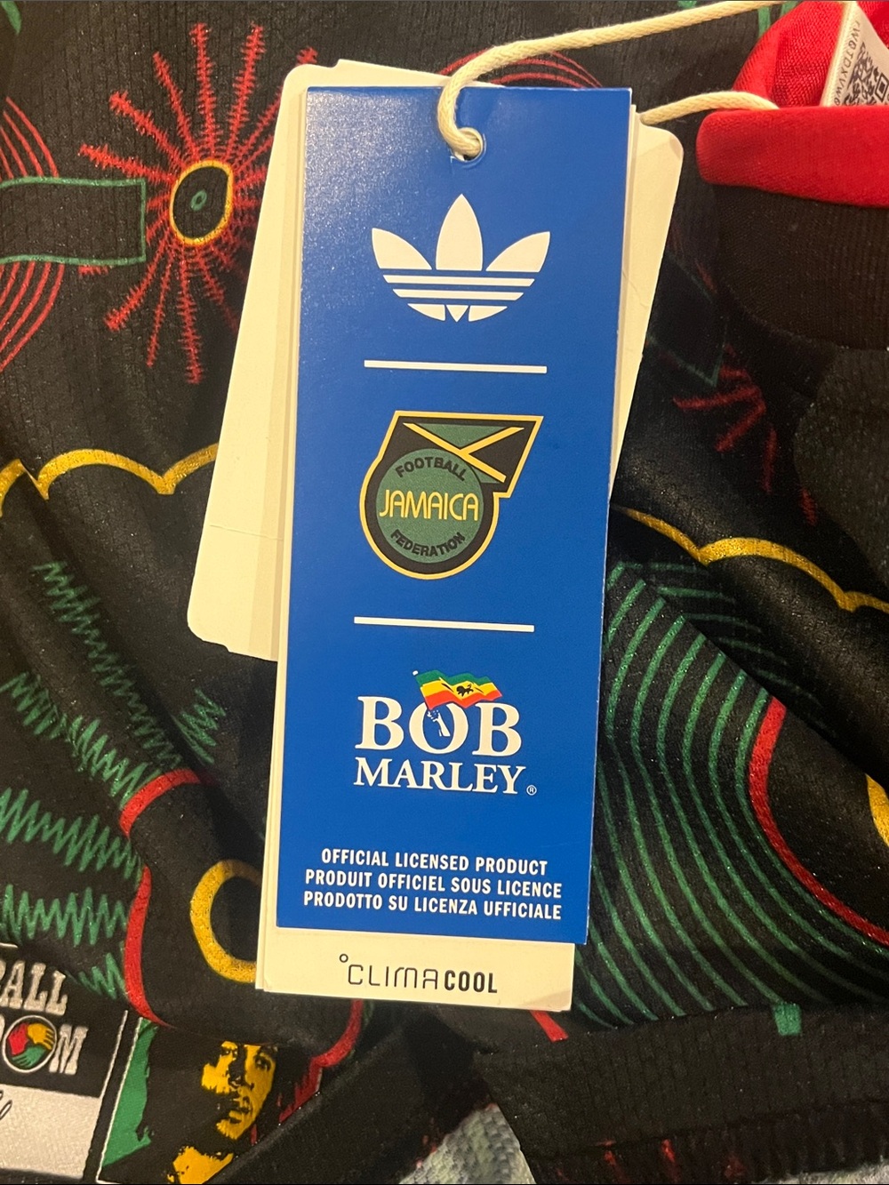 Adidas Jamaica Football is Freedom Bob Marley Reggae Boyz Soccer Jersey Men’s L - Picture 12 of 13